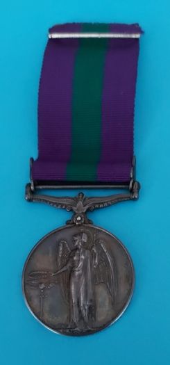 General Service Medal To D.d.oneill R.a.f.