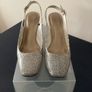Black & White Slingback Shoes M&S Collection Size 7.5 LIKE NEW Image 5