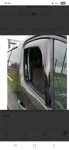Renault trafic wind deflectors