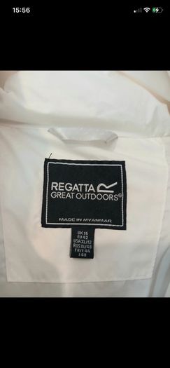 Regatta ladies cream puffer coat