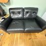 Italian two-seater leather sofa Image 2