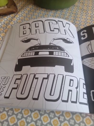Classic movies colouring book.