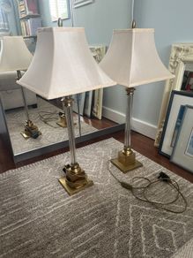 2x Matching table lamps