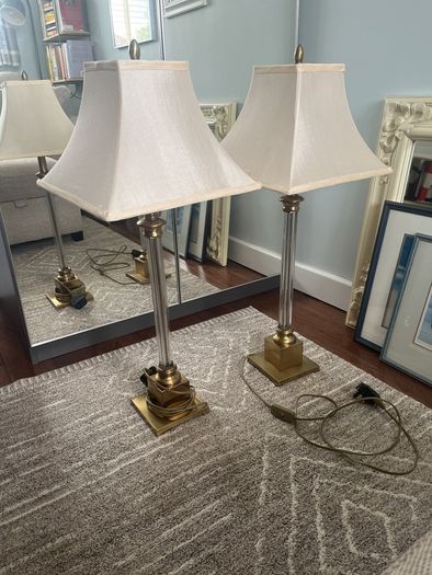 2x Matching table lamps