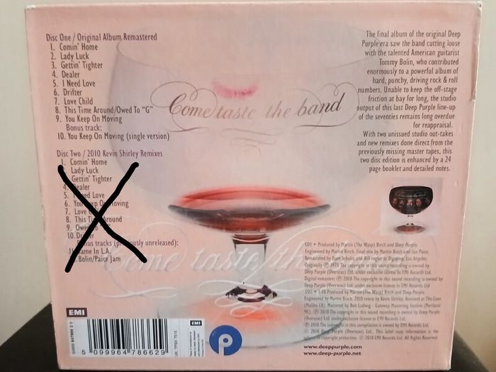 Free Wishing Well The Collection CD1 + Deep Purple Come Taste the Band CD1 of 2 CD sets