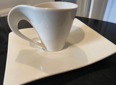 Villeroy and Boch coffee cup and saucer