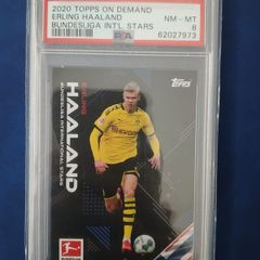 2020 Topps On Demand Erling Haaland Bundesliga Int'l Stars PSA 8