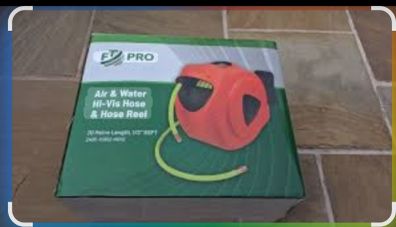 FT Pro Air & Water Hi-Vis Hose Reel (1/2" x 20m)