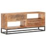 TV cabinet 120x30x50 cm Rough Acacia Wood Image 6