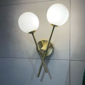 Brass Bathroom Wall Light New