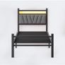 3FT Single Bed Frame, Metal Platform Upholstered Bed frame with Headboard and USB Charging Station Image 2