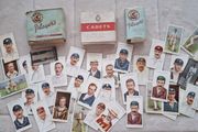 3 x Vintage Cigarette boxes &amp; 40 + Cigarette Cricket Cards CADETS , PLATERS