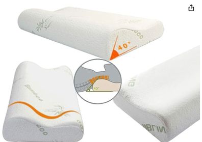 Memory Foam Pillow - Cervical Orthopedic Neck Support Pillow