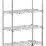 Height Adjustable Shelves,Heavy Duty Wire Pantry Shelving for Tool Sheds, Garage, and Storehouse,Metal,Chrome 4 tier,35 x 60 x 135.8 cm Image 8