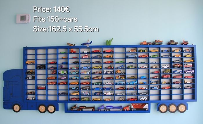 Cabinet Display Shelf Truck Kids Storage Collectibles