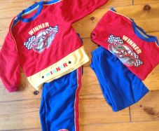 Age 3-4 Cars Pyjamas + 1 FREE