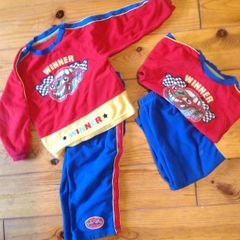 Age 3-4 Cars Pyjamas + 1 FREE