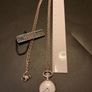Silver pendant watch with c32cm silver chain Image 4