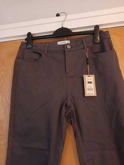 Gallery  Charcoal Slim Leg Jeans.  S. 12.  B.N.W.T.