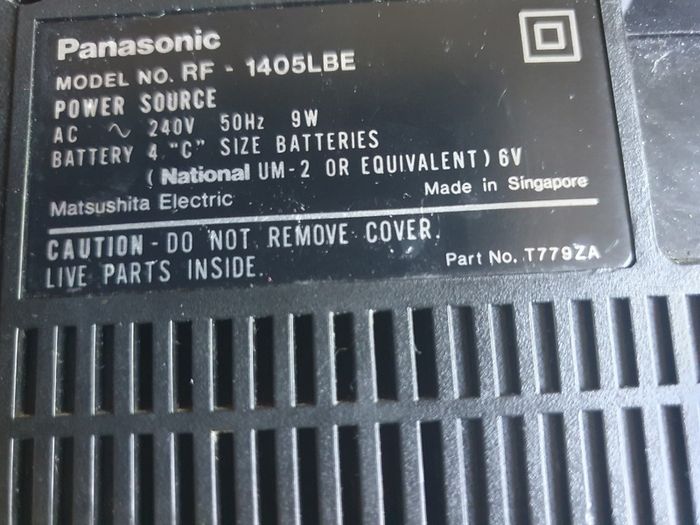 Panasonic radio