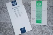 Vintage Buckingham Palace ticket pass with brochure booklet