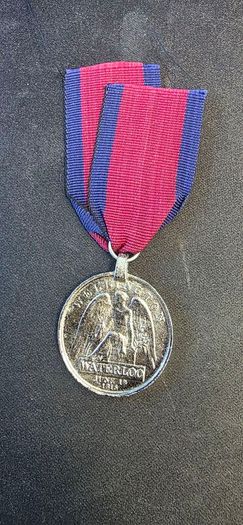 Waterloo Medal 1815 Replica - Military History Reproduction / Prop