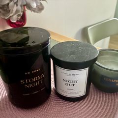 Empty candle jars