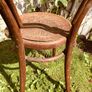 Antique Bentwood Cafe Chair with Original Factory Label Art Nouveau circa 1900 to 1925 Image 6