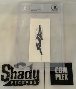 50 Cents Autograph (professionally encapsulated)