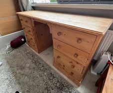Pinewood bedroom table