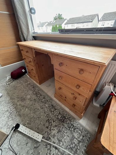 Pinewood bedroom table