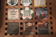 Selection of beer mats