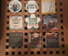 Selection of beer mats