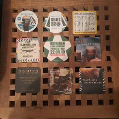 Selection of beer mats