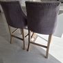 Dining table set and matching island chairs Image 6