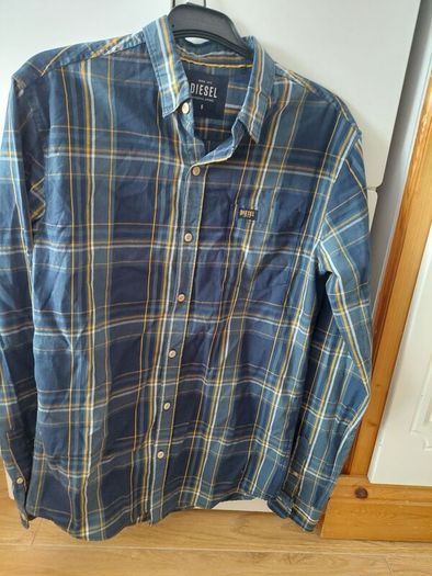 Diesel Authentic shirt long sleeve Apparel Mens Button Down Long Sleeve Shirt Size s