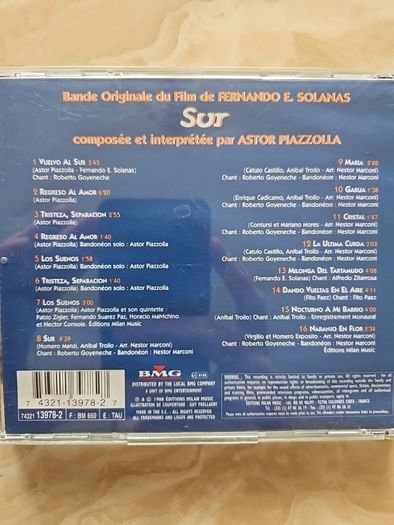 Astor Piazzolla - Sur CD Soundtrack