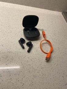 JBL wave flex earbuds with charging cable