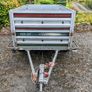 Twin Axle Galvanized Trailer with High Sides Image 6