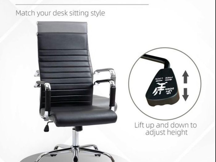 Vinsetto Ergonomic Office Chair High Back Black