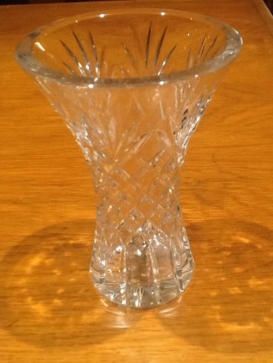 6" Crystal Vase.