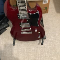 Harley Benton DC-Custom 2 Cherry Guitar
