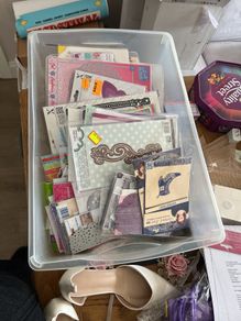 Huge selection of over 150 metal dies for cutting onto card or paper