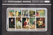 Hungary (Magyar Posta)  Paintings in the National Gallery Pack of Commemorative Stamps
