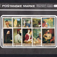 Hungary (Magyar Posta)  Paintings in the National Gallery Pack of Commemorative Stamps