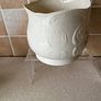 Vintage Donegal Parian Flower Pot & Basket Weaved Vase Image 7