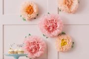 Tissue Paper Flowers Decoration Afternoon Tea Party 5 Pack