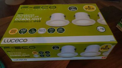 Warm White Downlights 6 Pack