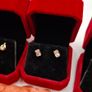 Selection of 9ct gold stud earrings Image 7