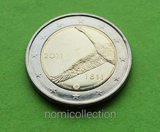 Finland 2011 year Uncirculated 2 Euro coin.